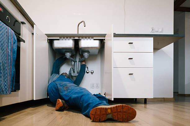 Professional Plumbing technician working in Mills River, NC